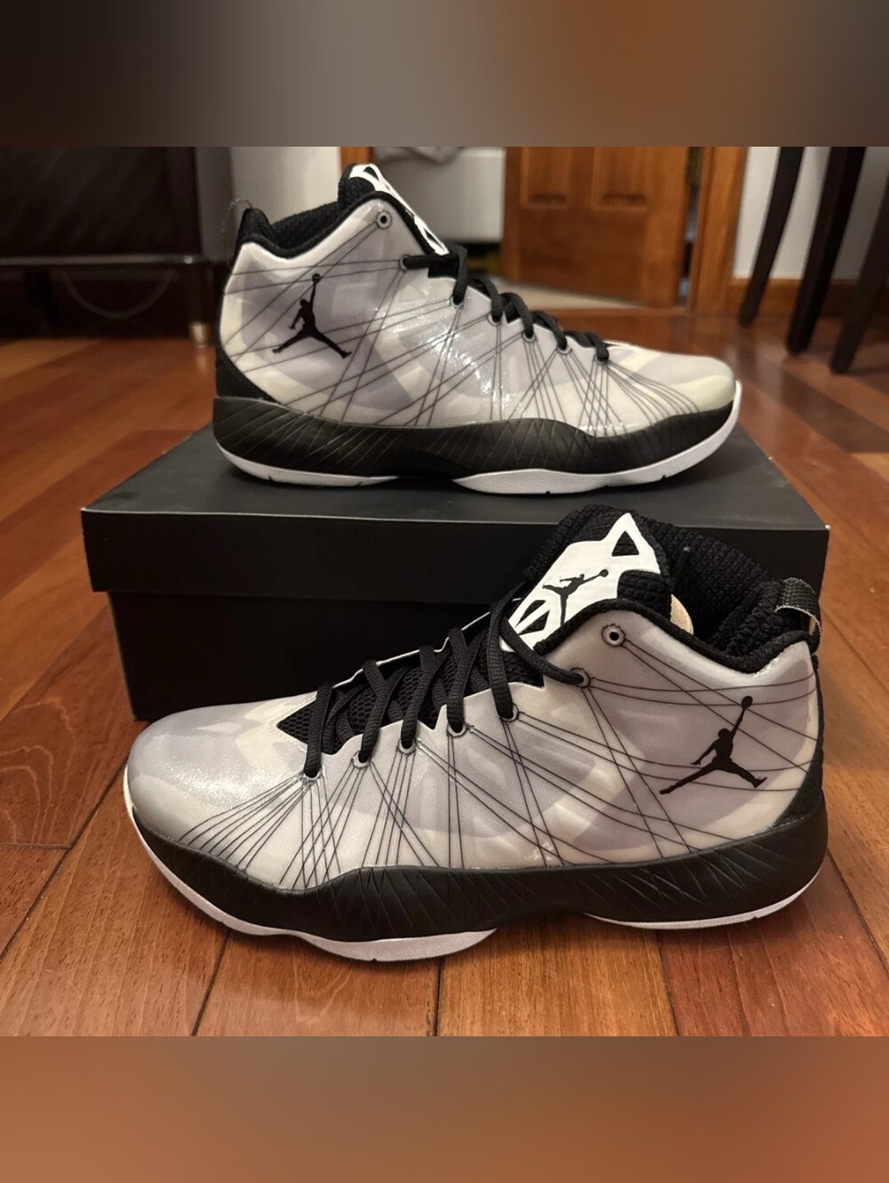 Air Jordan 27 XXVII 2012 Lite White/Black-Wolf Grey RARE Size 11
